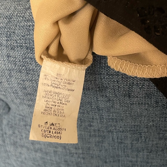 Black Crochet Halter Mini Dress - Picture 6 of 6